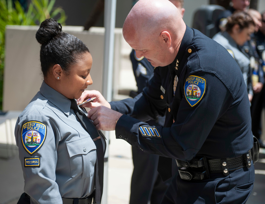 Four move up the ranks and 15 join the Beverly Hills Police Department.