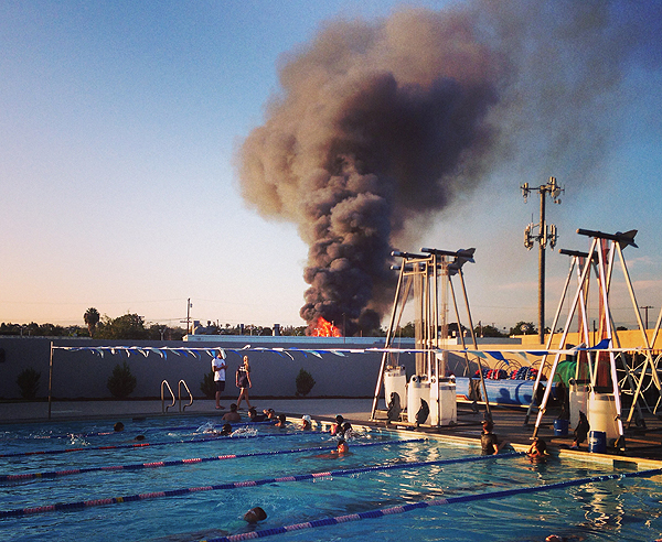 FPD responds to two-alarm fire that destroys tuxedo shop - Behind the Badge