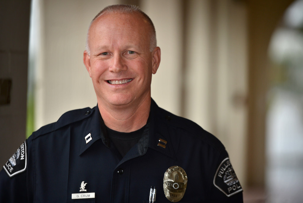 Captain George Crum of the Fullerton Police Department will become the new Chief of Police for Cathedral City, CA.