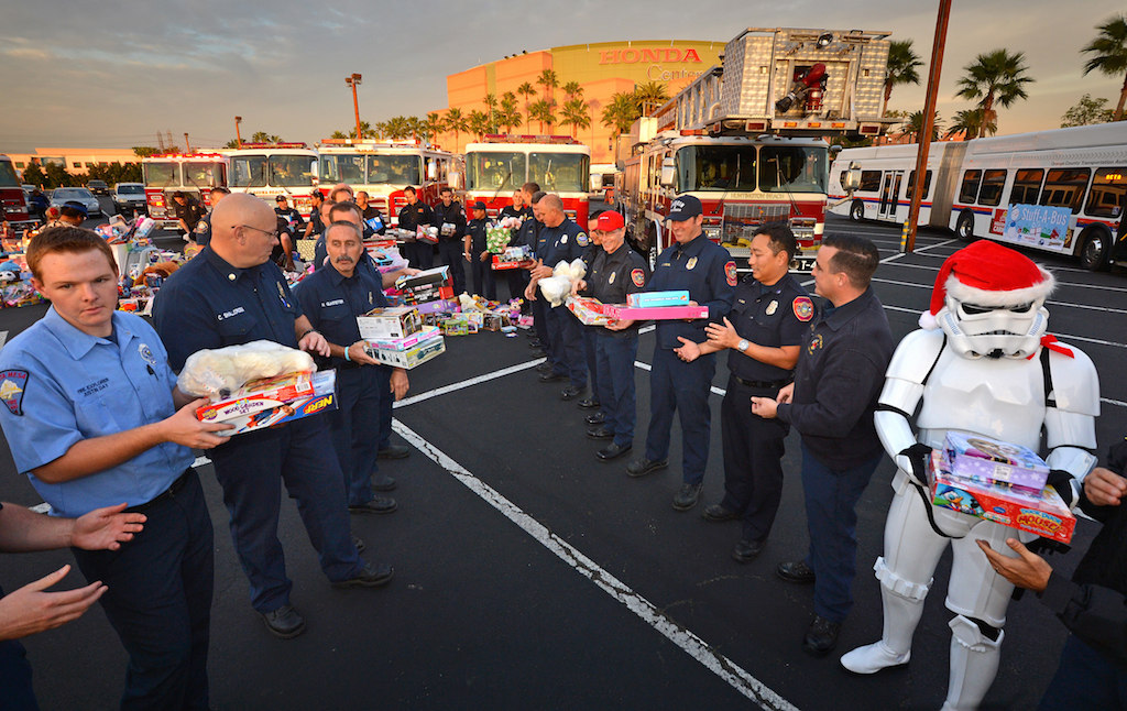 Spark Of Love Toy Drive 2014 at the Honda Center in Anaheim.