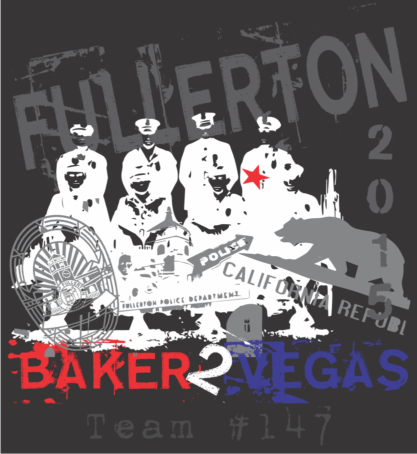 The Fullerton PD's logo for this year's race. 