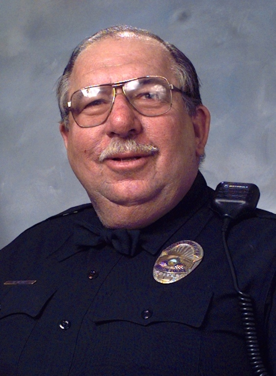 George Edward Kline retired in 1999 from the Anaheim PD after 36 years.  Photo courtesy of Anaheim PD