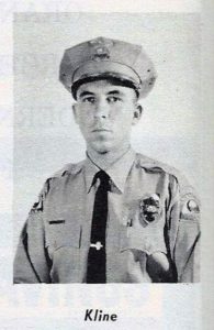 Kline in the early 1960s. Photo courtesy of Anaheim Police Historical Archives.