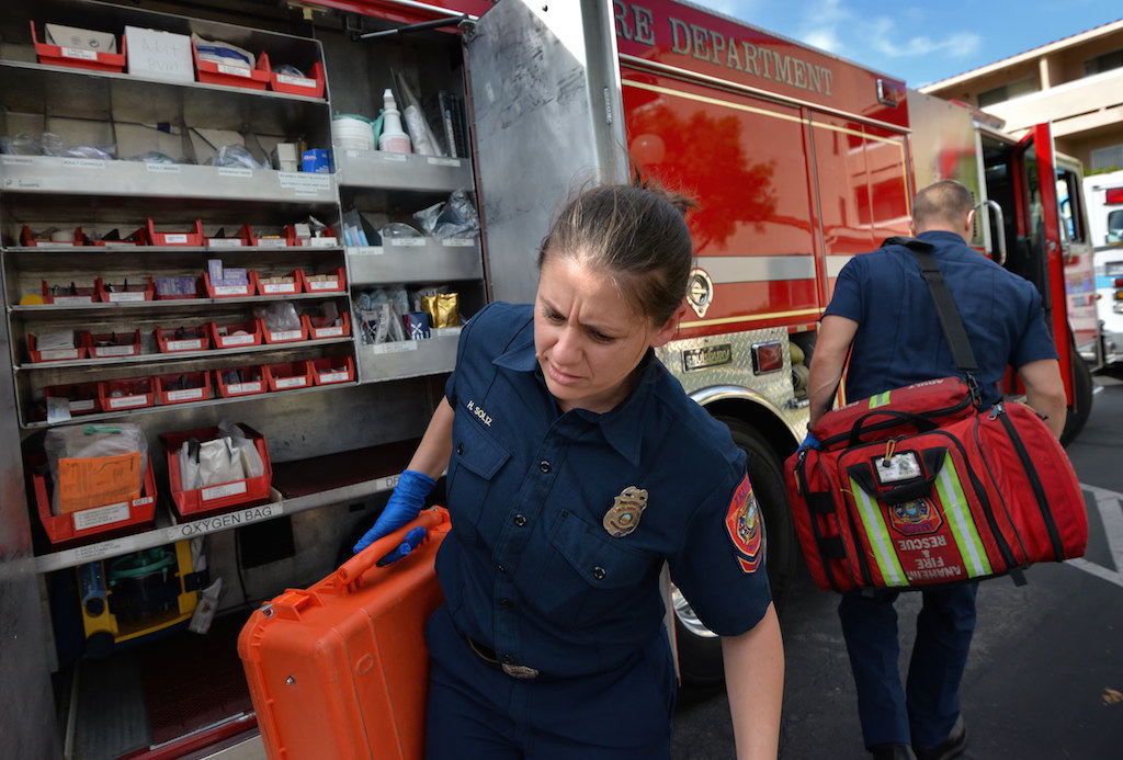 Female Paramedic With Anaheim Fire Rescue Is treated The Same As 