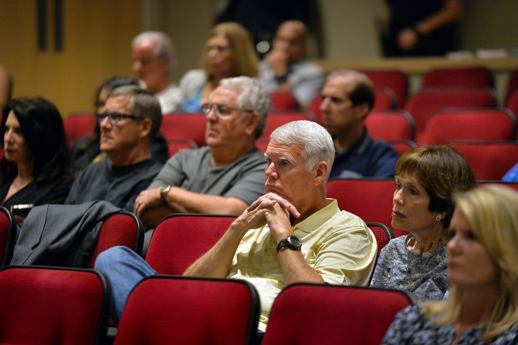 Residents attend a Tustin PD Town Hall Meeting on Use of Force at the new Tustin Community Center. Photo by Steven Georges/Behind the Badge OC