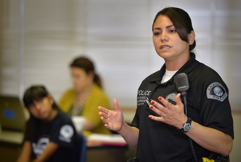 Palma is a mother of an 11-year-old girl and says being a mom helps her be a better cop. Photo: Steven Georges