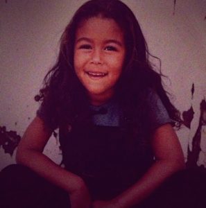 Kaleena Mosqueda-Lewis as a young girl. Family photo