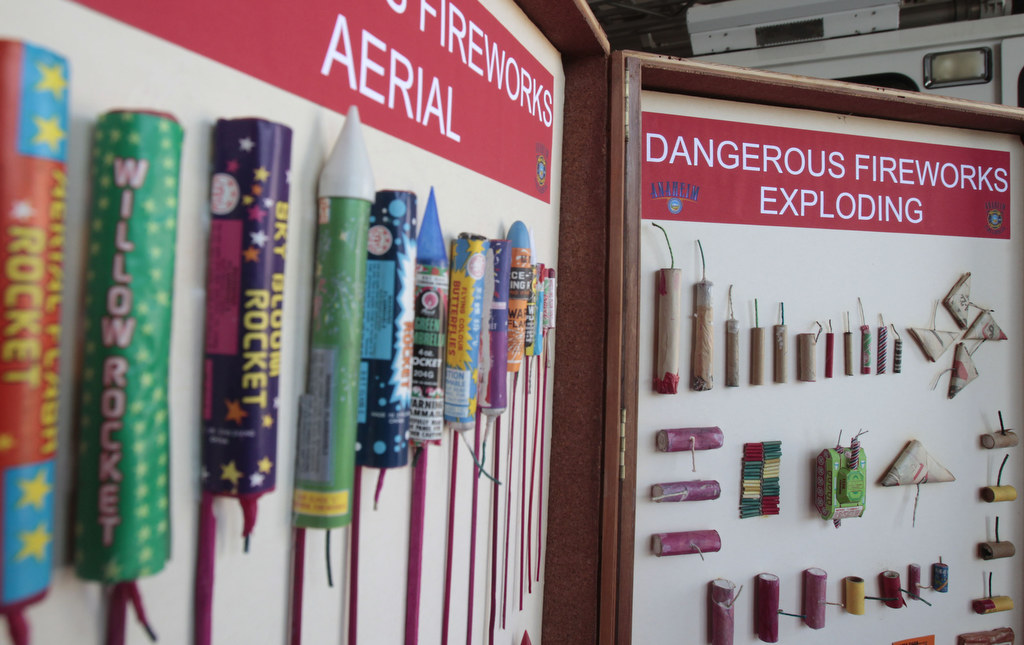 Dangerous fireworks are not permitted for use on the 4th of July, but the city of Anaheim is allowing residents to purchase the "Safe and Sane"  ones for the first time in 30 years.    Photo by Christine Cotter/Behind the Badge OC