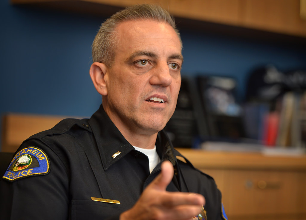 Anaheim PD Lt. Richard LaRochelle talks about a sexual assault case that involved multiple agencies and multiple states. Photo by Steven Georges/Behind the Badge OC