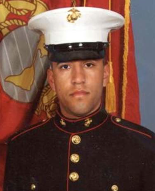 Ricky Galvez served in the Marine Corps before joining the Downey Police Department in 2010. 