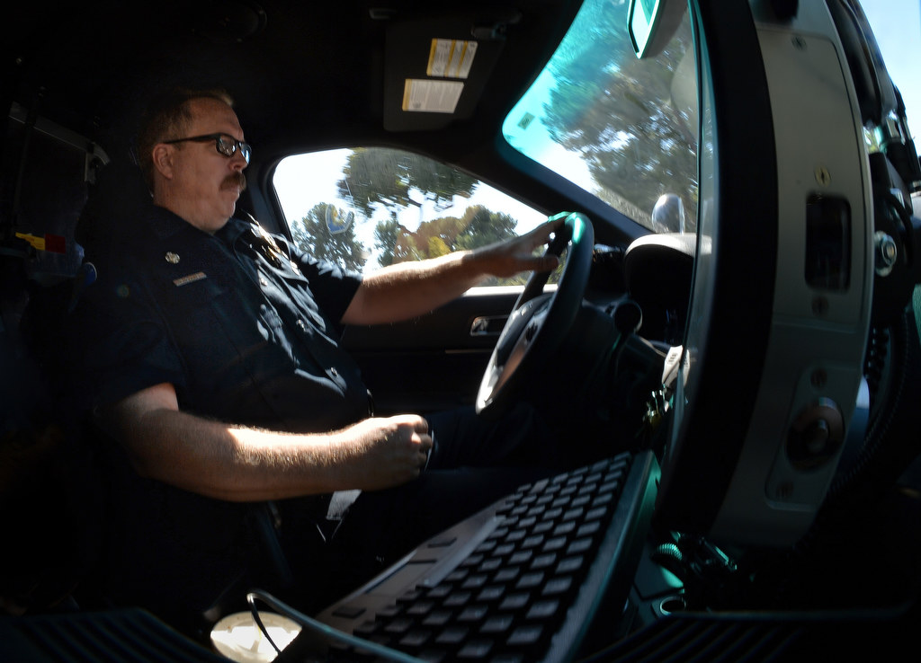 Garden Grove PD Officer Gary Elkins of the youth services unit. Photo by Steven Georges/Behind the Badge OC