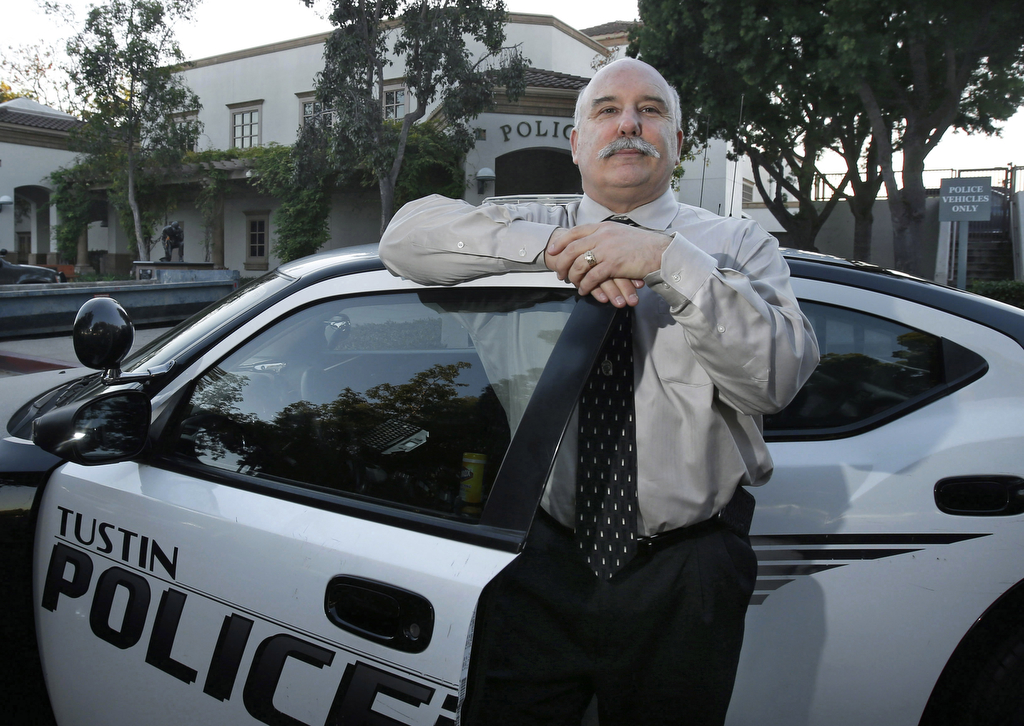 Captain Steve Lewis is a long-time Tustin police officer who is retiring soon. Photo by Christine Cotter/Behind the Badge OC