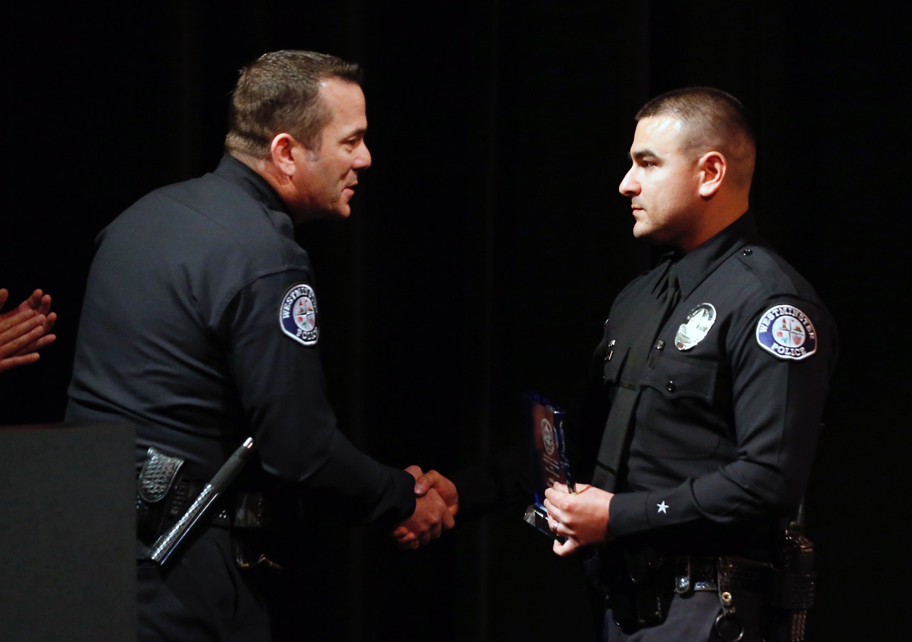 Officer Daniel Flynn was named this the 2015 Officer of the Year. Photo by Christine Cotter/Behind the Badge OC