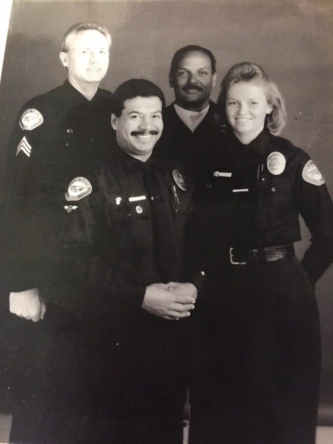 Pam Hardacre is Tustin PD's first female to retire after a full service. Photo courtesy Pam Hardacre. 