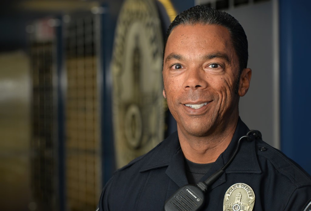 Field Training Officer Richard Gibson of the Fullerton Police Department. Photo by Steven Georges/Behind the Badge OC