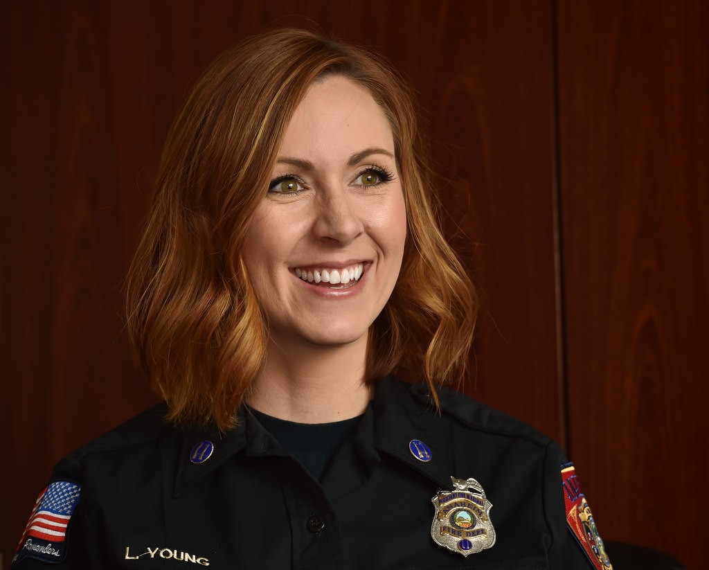 Lindsey Young, assistant fire marshal for Anaheim Fire & Rescue.