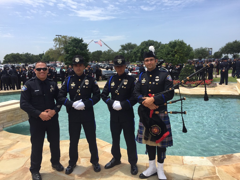 Members of the Laguna Beach Police Department traveled to Dallas to honor five officers killed July 7 in a targeted attack. Their flights, along with the flights of 3,000 other law enforcement officers across the country, were paid for by Southwest Airlines. Det. Jordan Mirakian wrote in a letter to the airline:  When a police officer dies in the line of duty, even if it’s in another town, every law enforcement officer hurts for their families and their brothers and sisters in uniform.    We also hurt for their communities.   The best way for us to support the officers, their families and their respective department, is to be there as a show of unified respect and support.  Because of the support from Southwest Airlines, we were able to do that." 