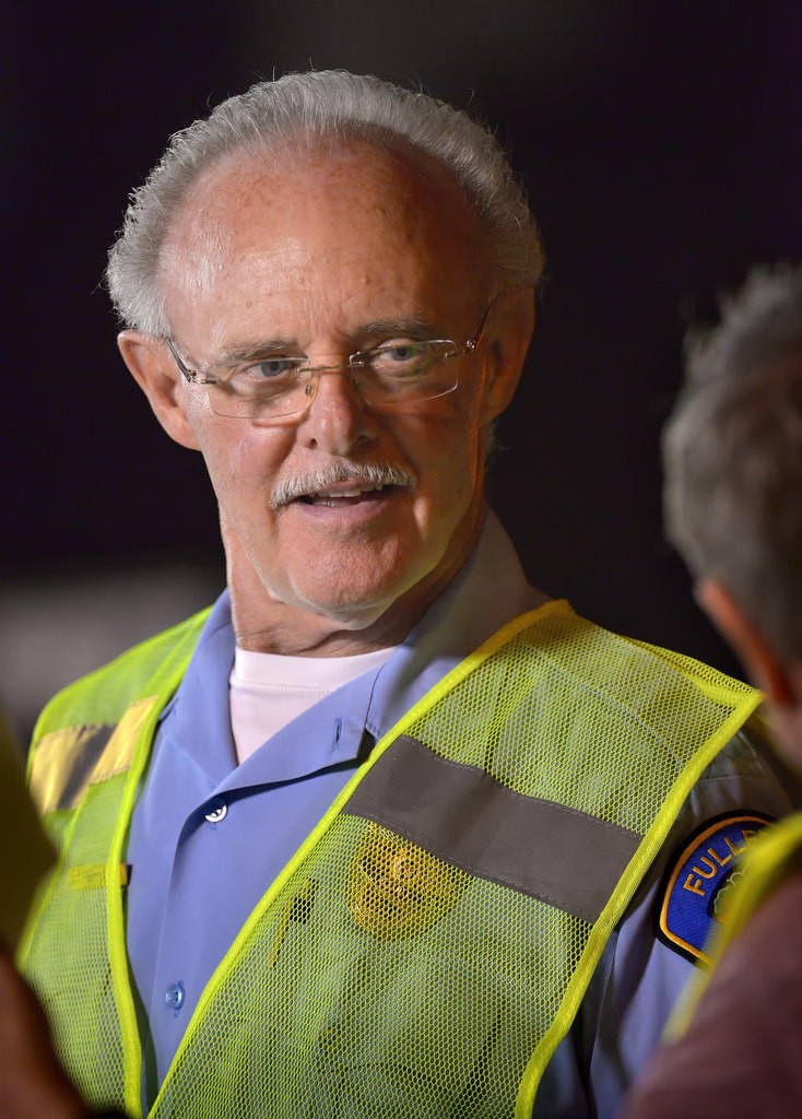 RSVP Chuck Piercey provides assistance during the DUI checkpoint. Photo by Steven Georges/Behind the Badge OC