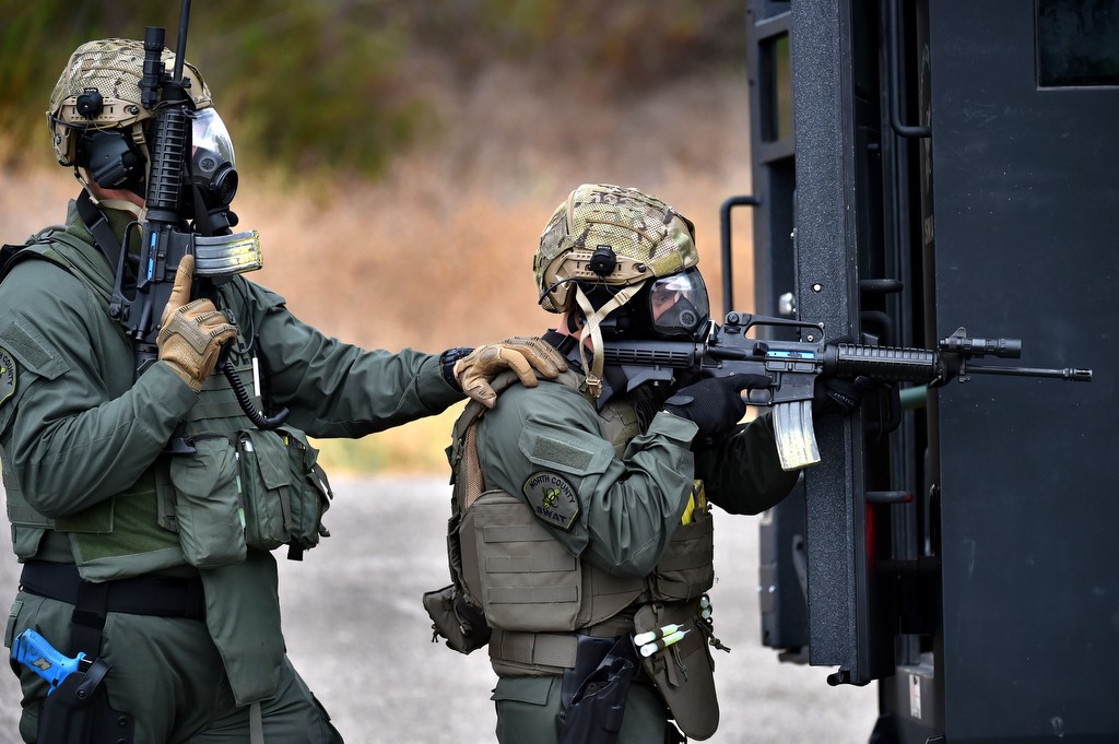 North County SWAT conducts simulation drills in Irvine.