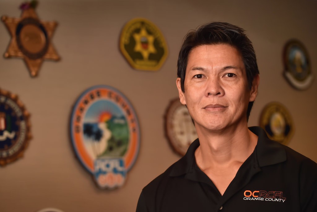 OC Seriff Department Investigator Jason Ito who works out of the Orange County Regional Computer Forensics Laboratory (OCRCFL) in Orange. Photo by Steven Georges/Behind the Badge OC