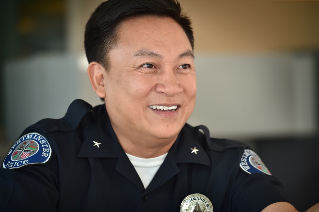 Timothy Vu, Westminster PD's new deputy chief. Photo by Steven Georges/Behind the Badge OC