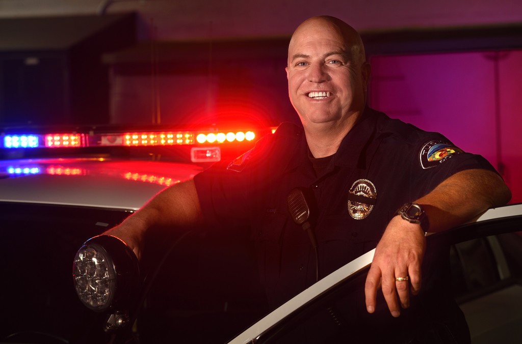 Tustin PD Officer Glenn Hollingshead has worked for the department for 27 years. He recently shared his experience in dealing with the toughest call of his career.  Photo by Steven Georges/Behind the Badge OC