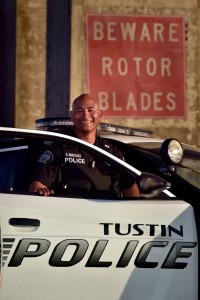Tustin police officers who have served in the military. For Veterans Day story.