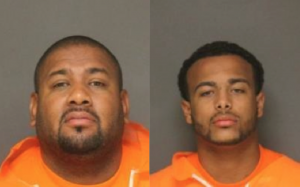 Suspects (from left) Evans and Simmons. FPD photo