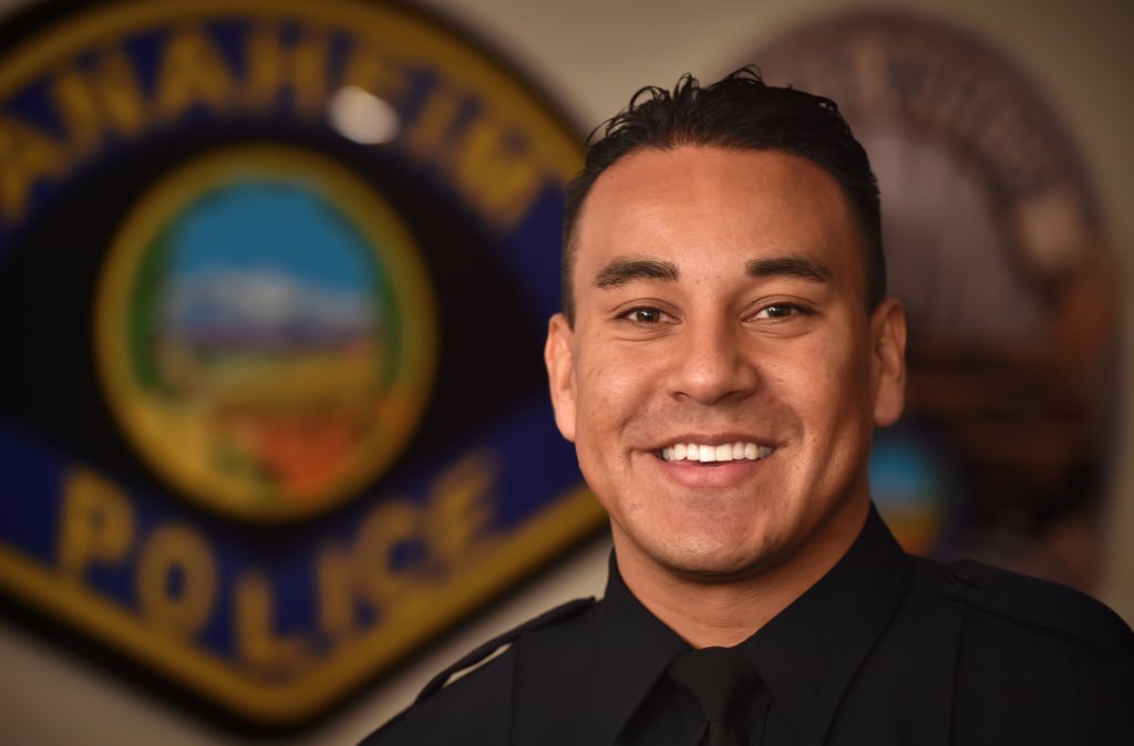 Anaheim PD Investigator Rudy Valdez of the Gang Suppression Detail. Photo by Steven Georges/Behind the Badge OC