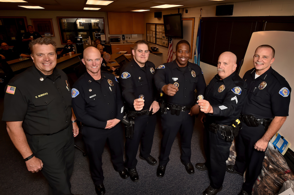 Garden Grove Police Officers Recognized For Assistance On Recent