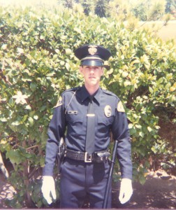 Swaim as a reserve LHPD officer. Photo courtesy of LHPD