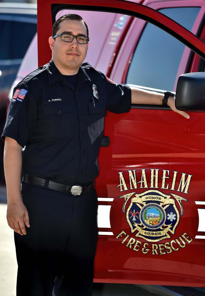 Community Risk Reduction Officer Andy Torres. Photo by Steven Georges/Behind the Badge OC