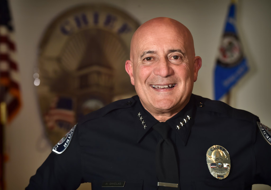 Westminster PD’s new Police Chief Ralph Ornelas. Photo by Steven Georges/Behind the Badge OC