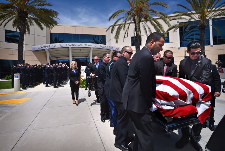 Fountain Valley Officer Rick Nilos eulogized as a hero, protector