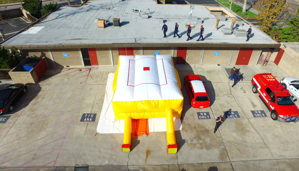 Anaheim Fire & Rescue first O.C. agency to buy Rapid Air Cushion for jumpers Behind