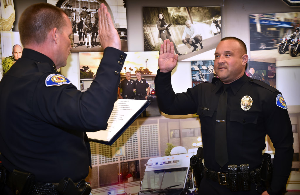 Meet The Garden Grove Pds Two Newest Officers One A Rookie The Other A Reserve Behind The 