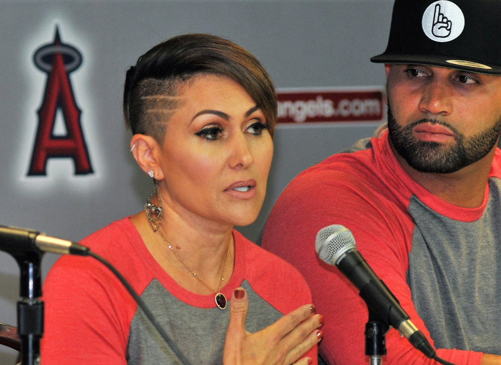 Angels' star Pujols and his wife, Deidre, step up to plate with