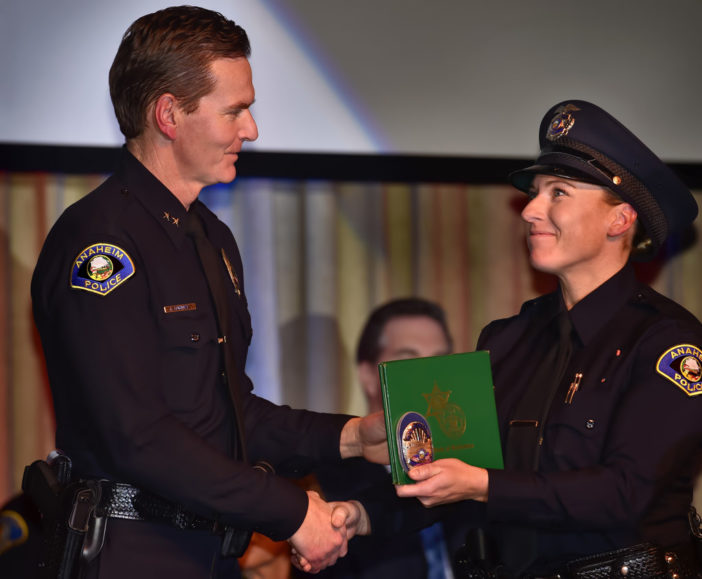 Anaheim Pd Adds Five New Officers To Ranks Behind The Badge