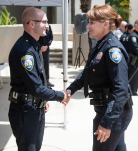 Four move up the ranks and 15 join the Beverly Hills Police Department ...