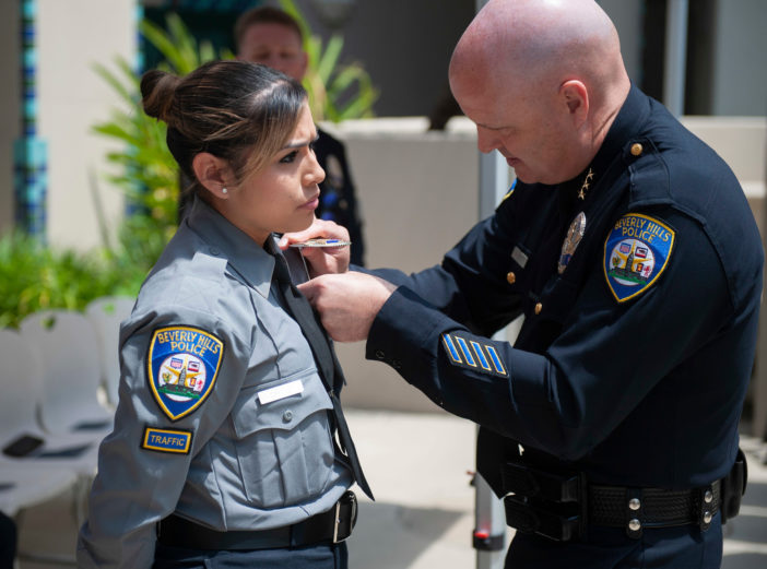 Four move up the ranks and 15 join the Beverly Hills Police Department