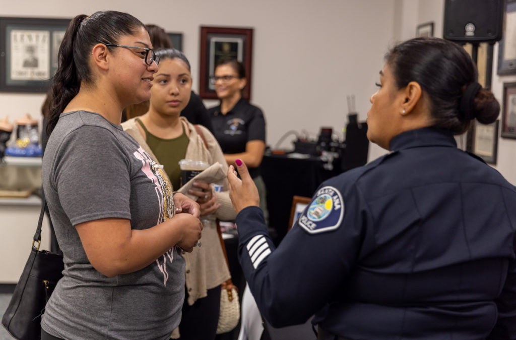 Santa Ana Police Department’s first women’s recruiting expo draws ...