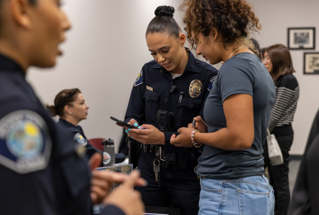 Santa Ana Police Department’s first women’s recruiting expo draws ...