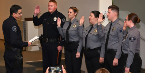 Public pinning, promotions return to Tustin Police Department