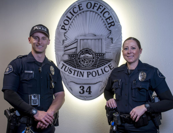 Tustin Police Department welcomes two new officers