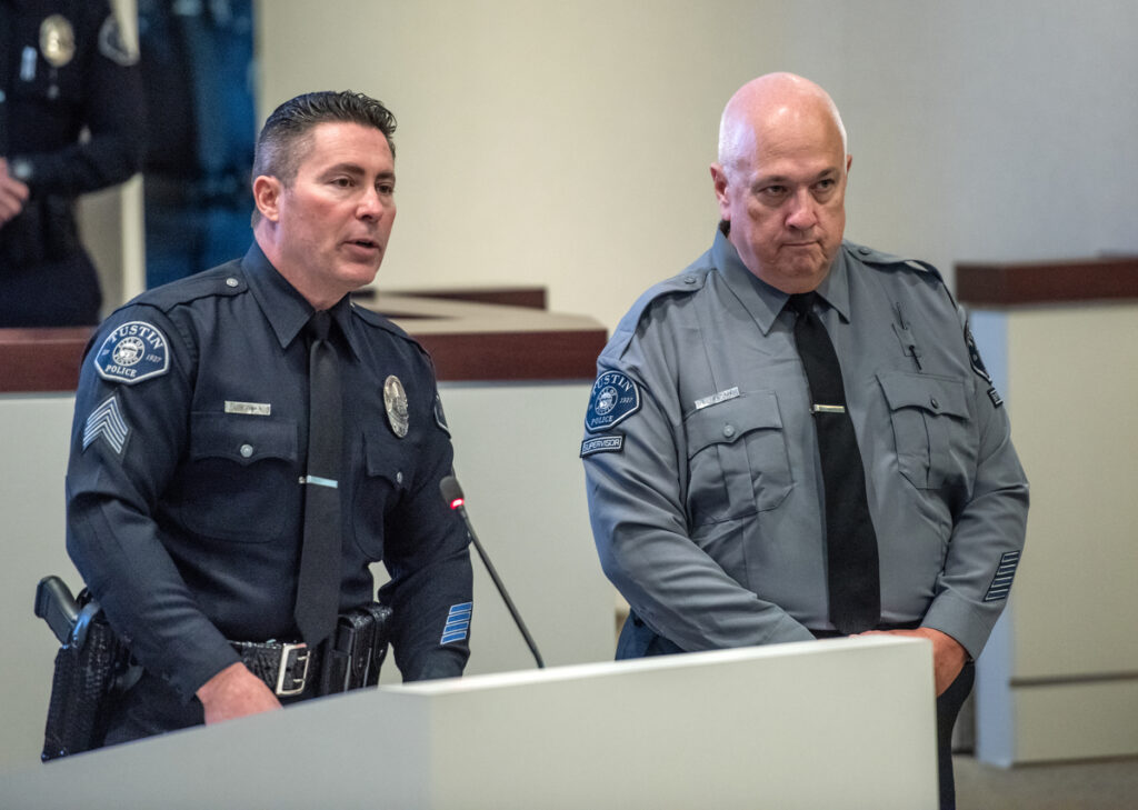 Tustin celebrates 14 new hires and promotees - Behind the Badge