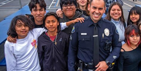 Santa Ana School Resource Officer’s value goes way beyond passing out stickers