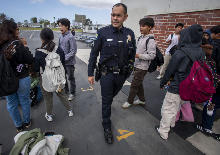 Fitz Intermediate Santa Ana School Resource Officer’s value goes way beyond passing out ...
