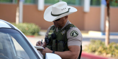 Riverside County Sheriff’s Deputy embraces the iconic white cowboy hat