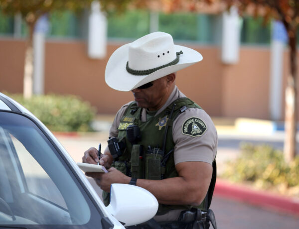 Riverside County Sheriff’s Deputy embraces the iconic white cowboy hat