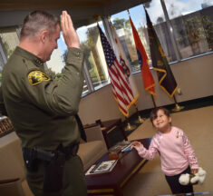 Best of BTB: Deputy and daughter who sang on ‘Ellen’ enjoy a special visit with Sheriff Barnes